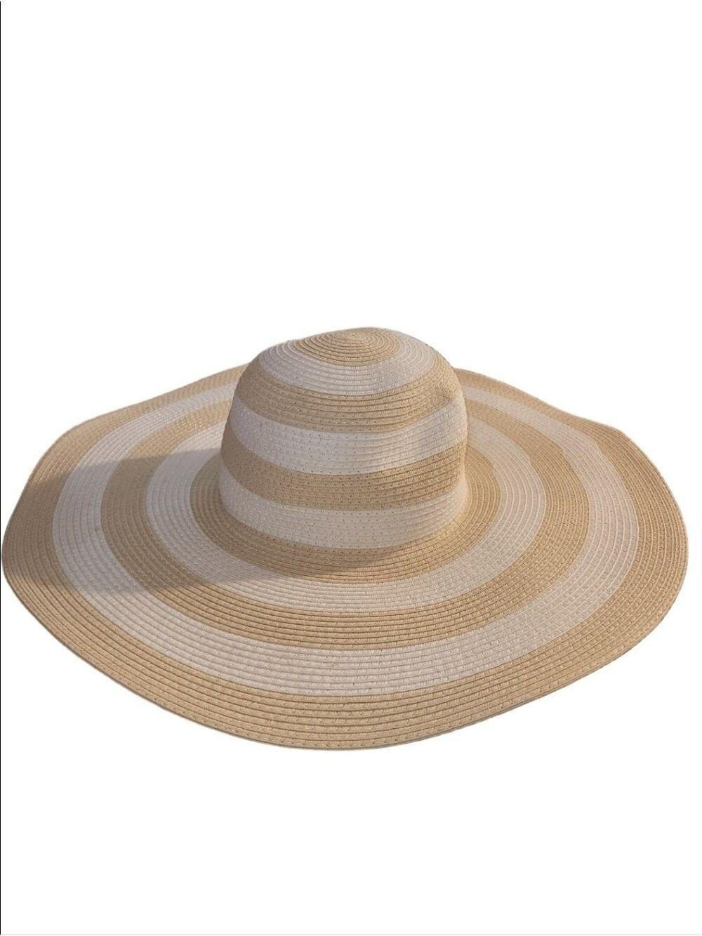 Beach Vibes Large Summer Shade & Shore Sun Hat 7 1/2